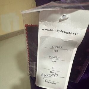Purple Dress by Tiffany Designs